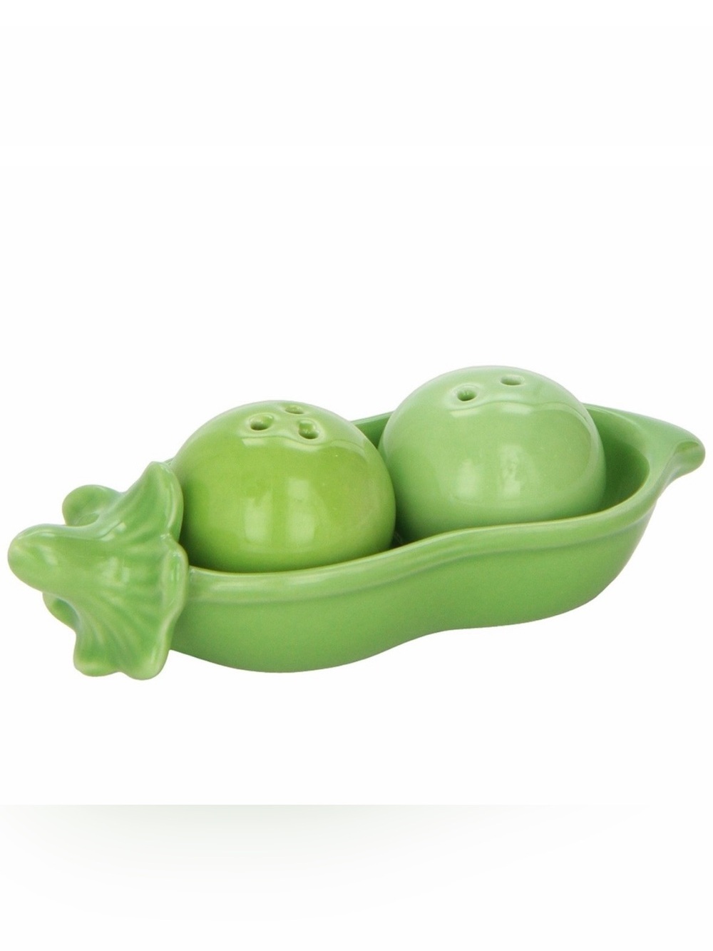 NIB Kate Aspen Two Peas In A Pod Salt & Pepper Shakers